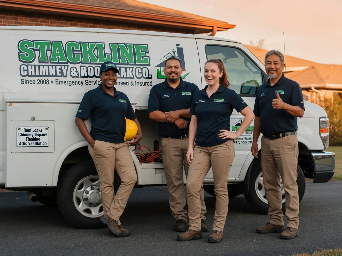 Chimney flashing repair company in Clinton, MA